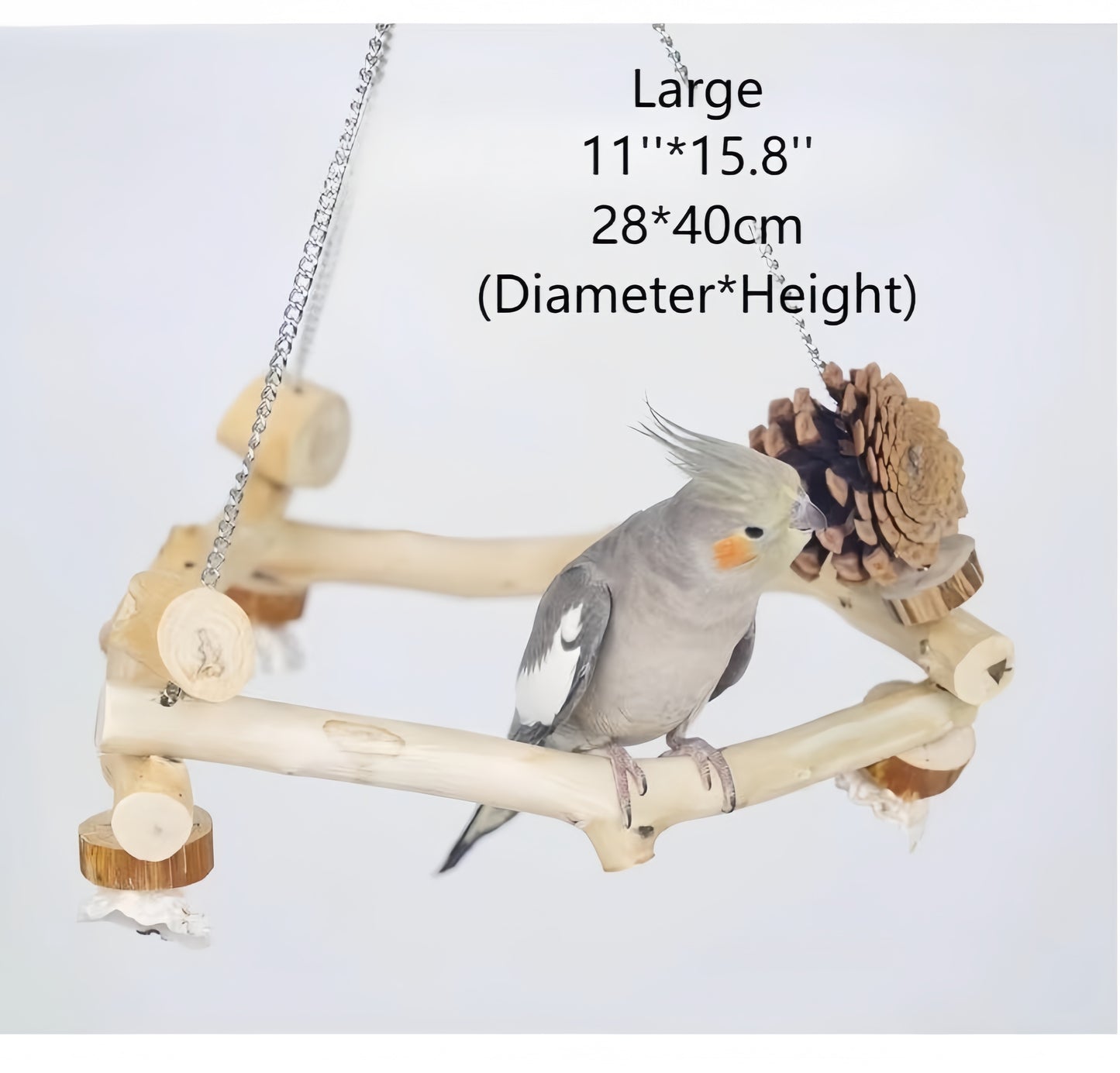 Triangle Swing Perch for Parrots