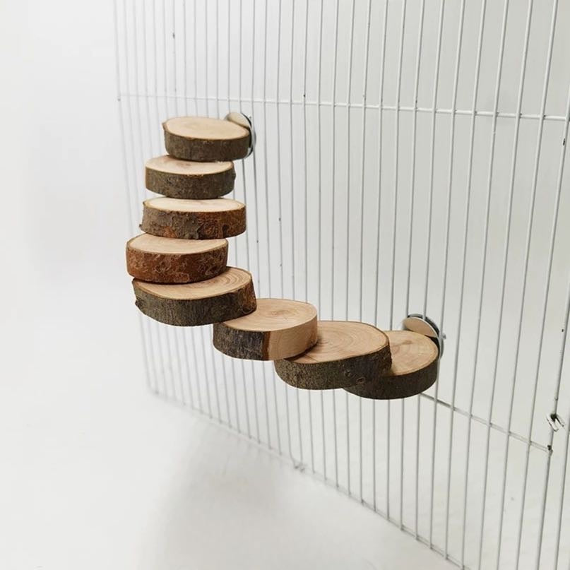 Natural Wood Climbing Ladder