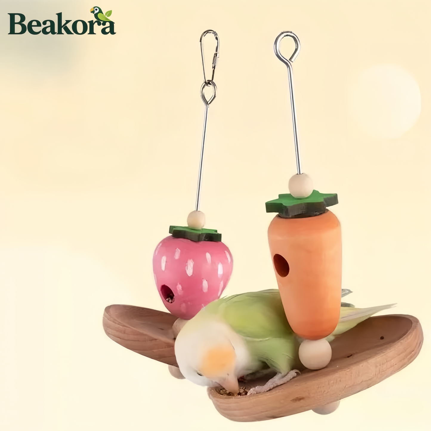 Hanging Foraging Puzzle Toy for Parrots