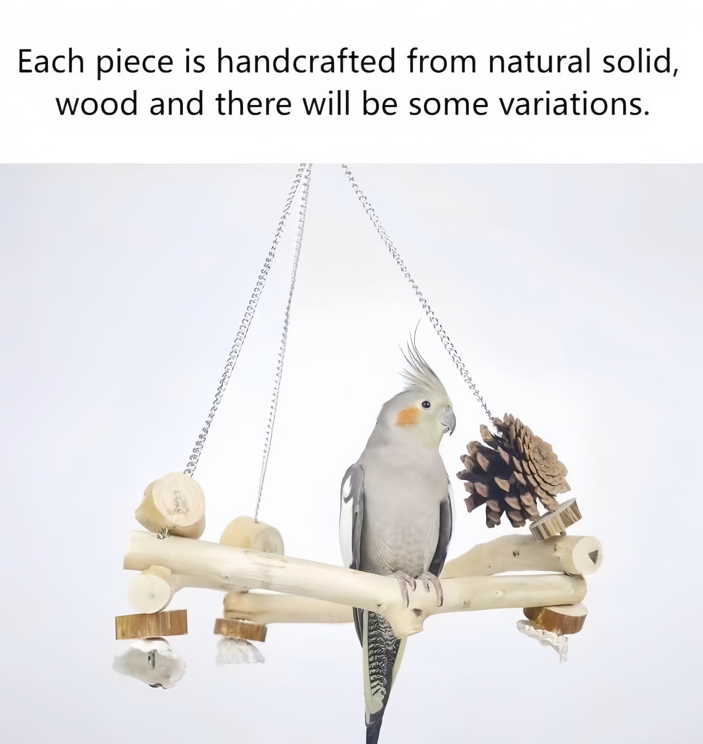 Triangle Swing Perch for Parrots