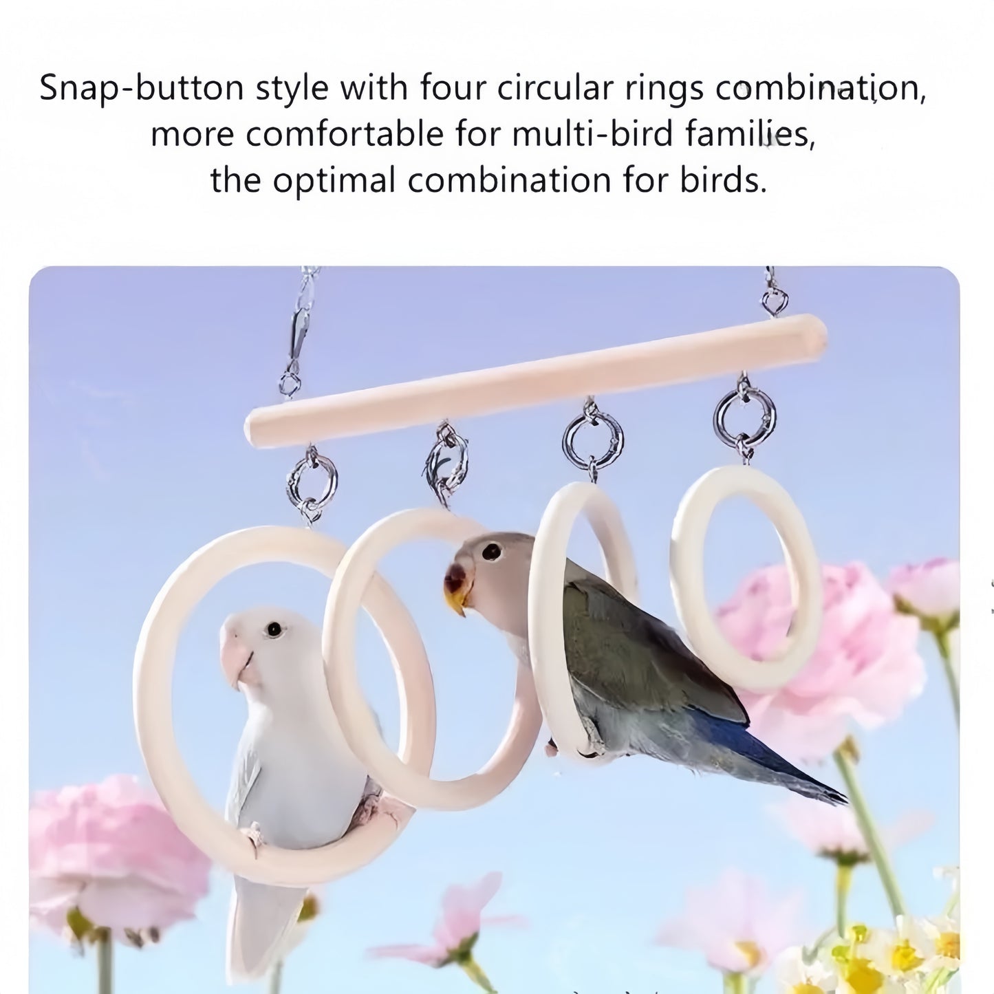 Cloud Hideaway Tunnel for Parrots