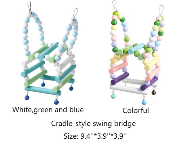 Rainbow Perch Swing for Birds