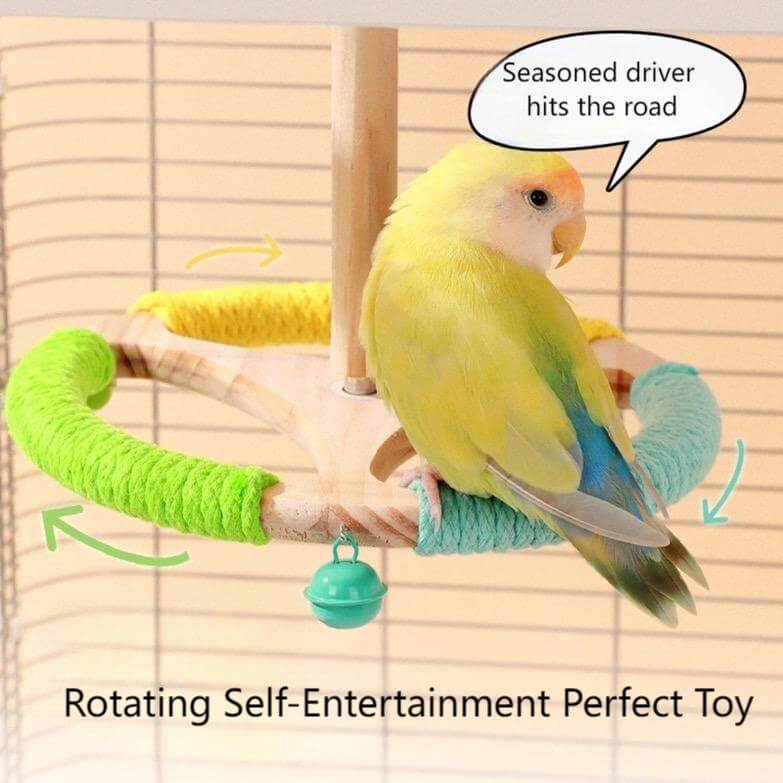 Captain's Wheel Interactive Perch