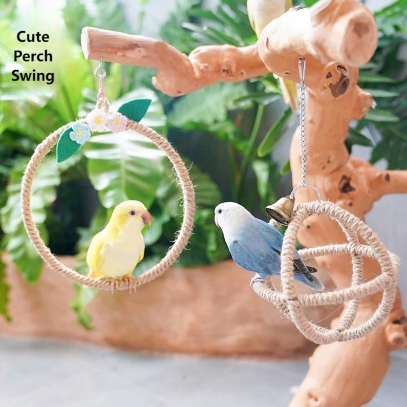Exotic Ball Parrot Perch Swing