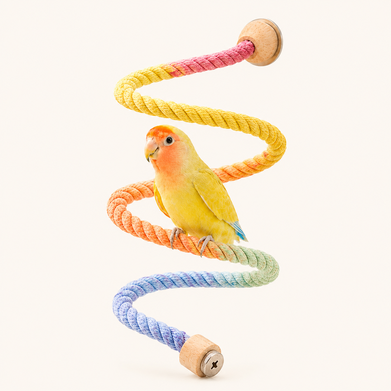 Rainbow Climbing Rope Perch