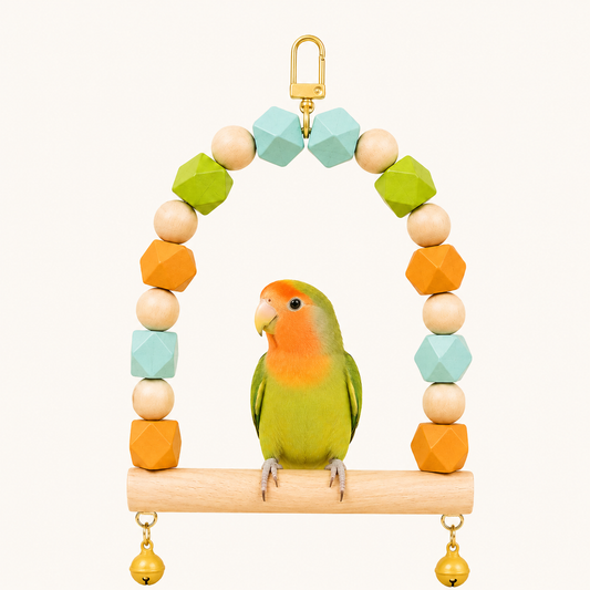 Rainbow Perch Swing for Birds