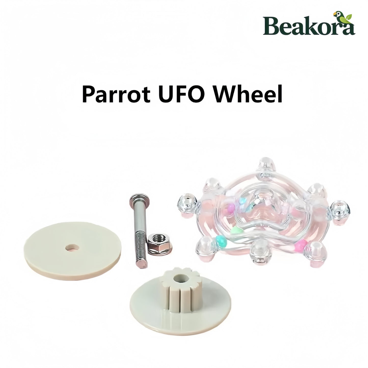 UFO Chew Forage Wheel Toy