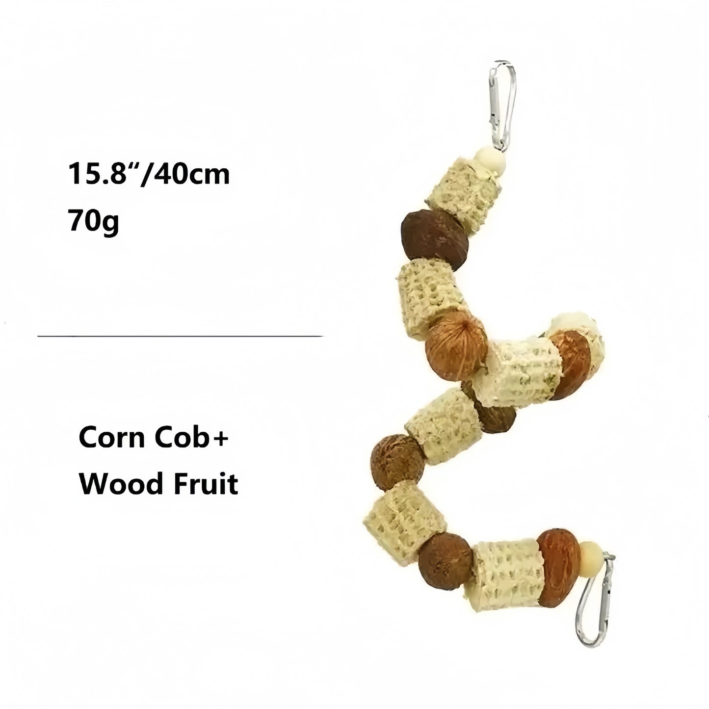 Fruit & Corn Foraging Kabob for Parrots