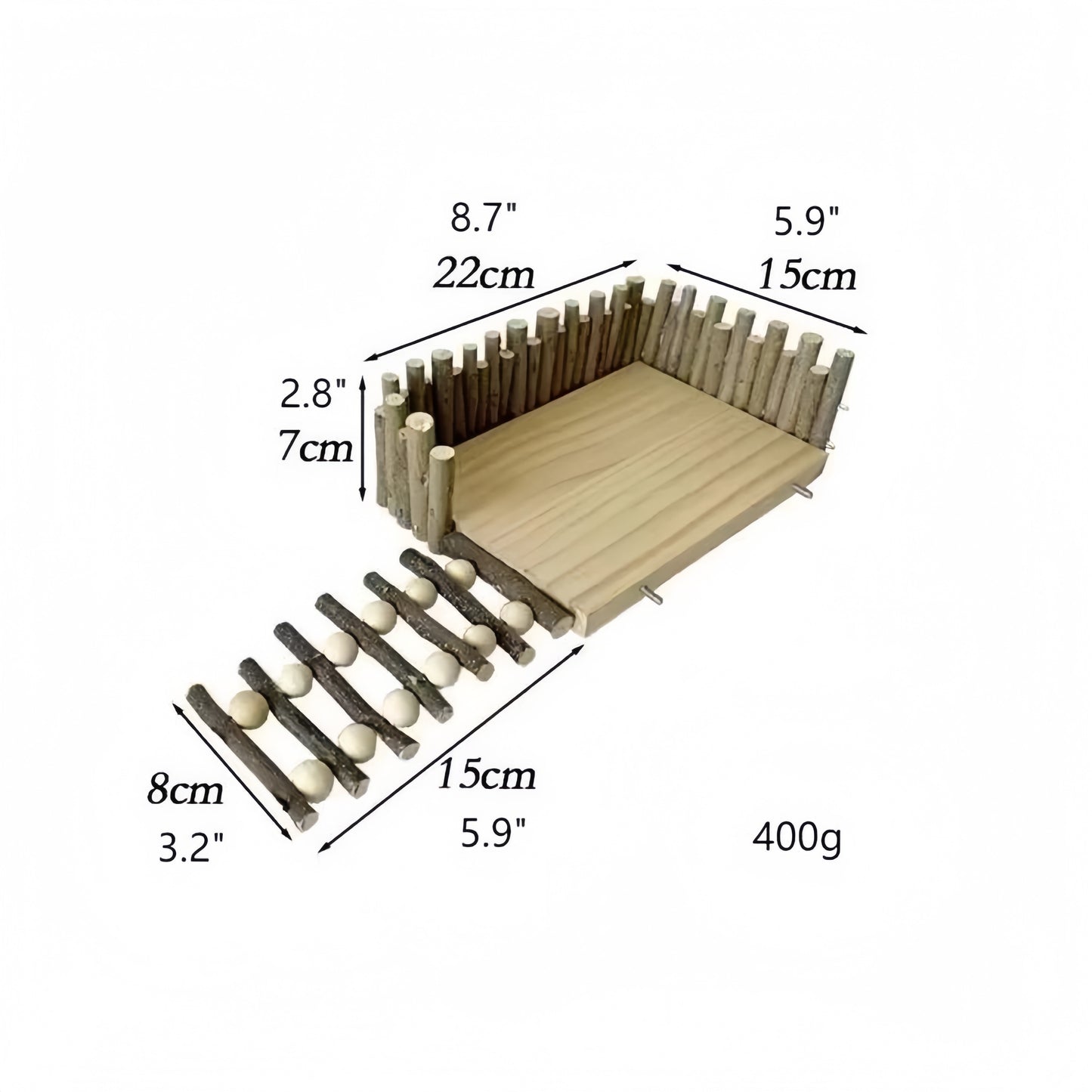 Easy-Step Platform Perch for Senior Parrots