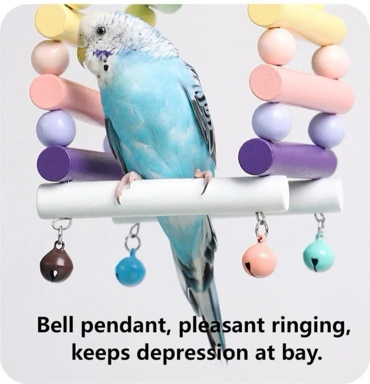 Rainbow Perch Swing for Birds