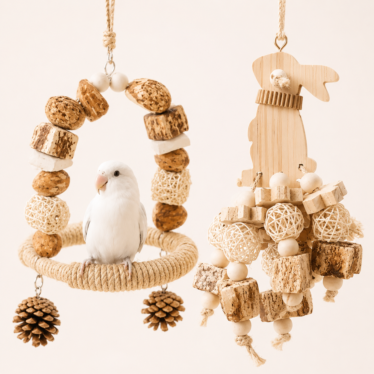 Natural Foraging & Chew Swing for Parrots