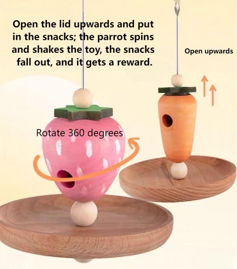 Hanging Foraging Puzzle Toy for Parrots