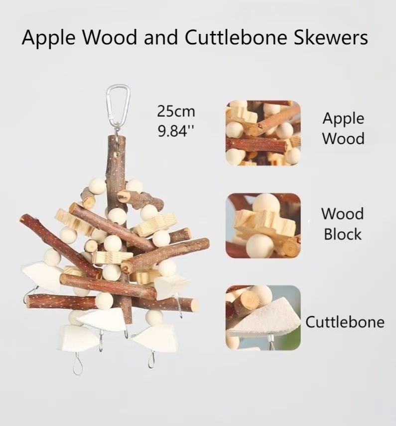 Natural Fruitwood Chew Garland