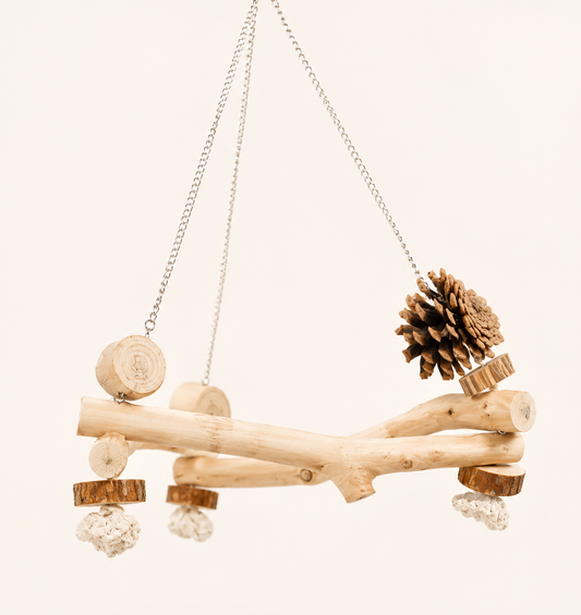 Triangle Swing Perch for Parrots