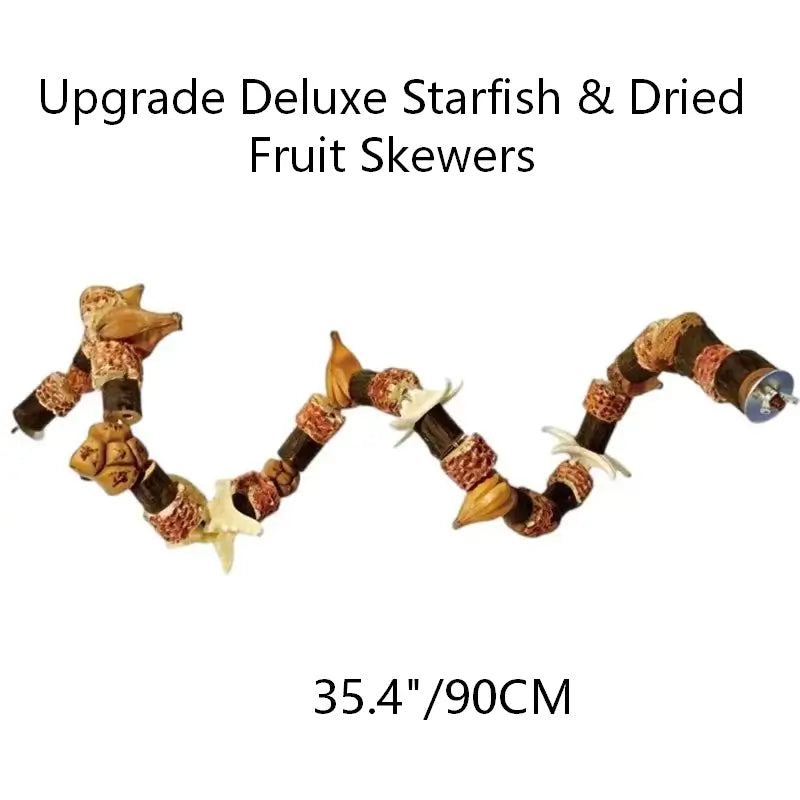 Natural Nut & Wood Chew Toy