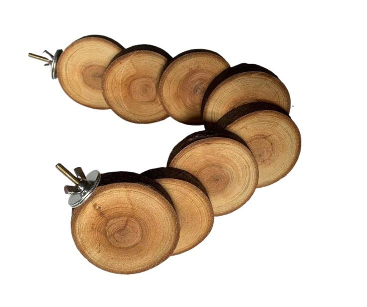 Natural Wood Climbing Ladder