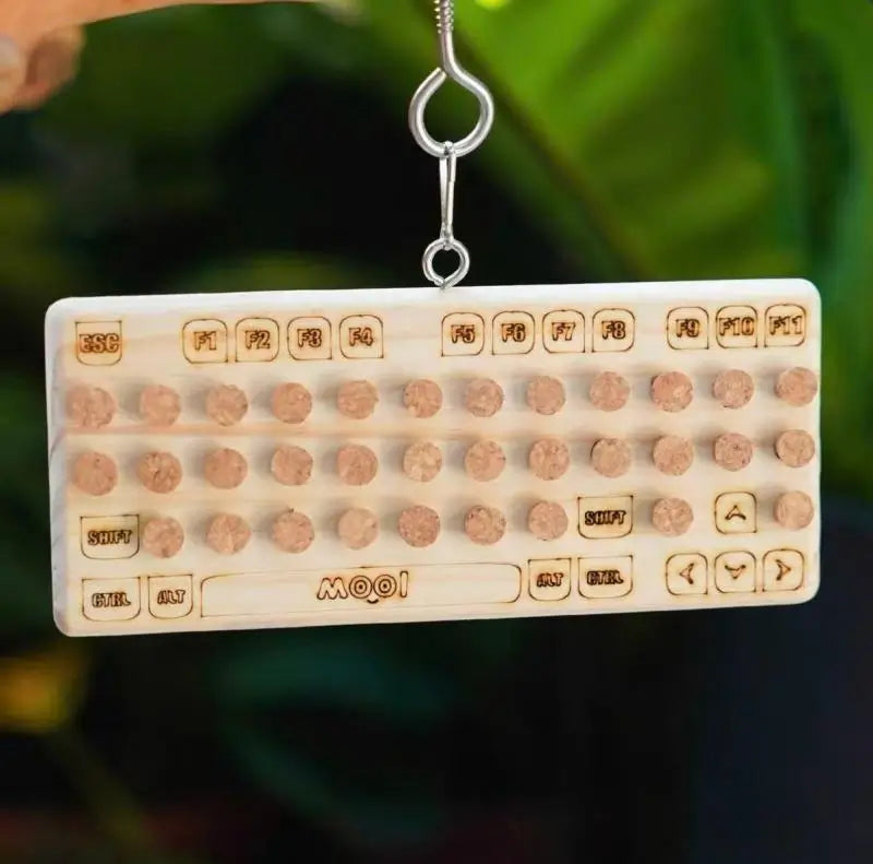 Cork Pull Puzzle & Foraging Toy for Parrots