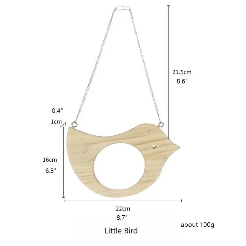 Rainbow Animal Swing Perch for Parrots