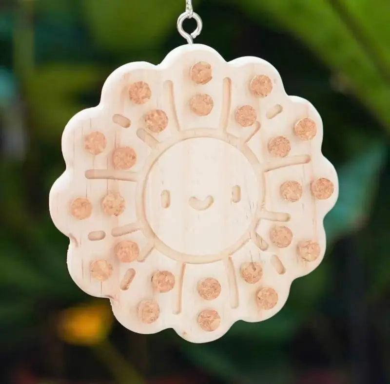 Cork Pull Puzzle & Foraging Toy for Parrots