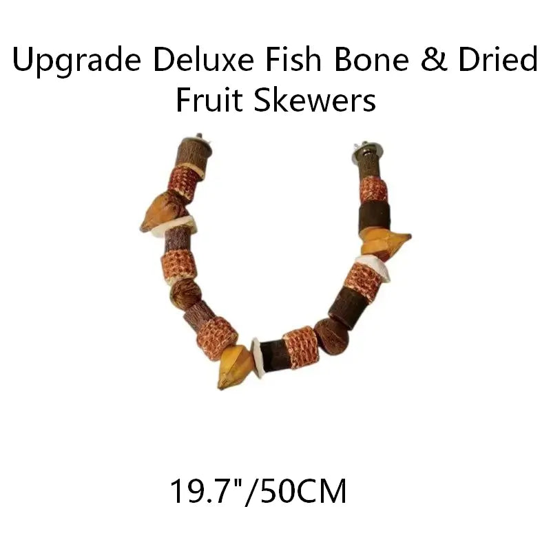 Natural Nut & Wood Chew Toy