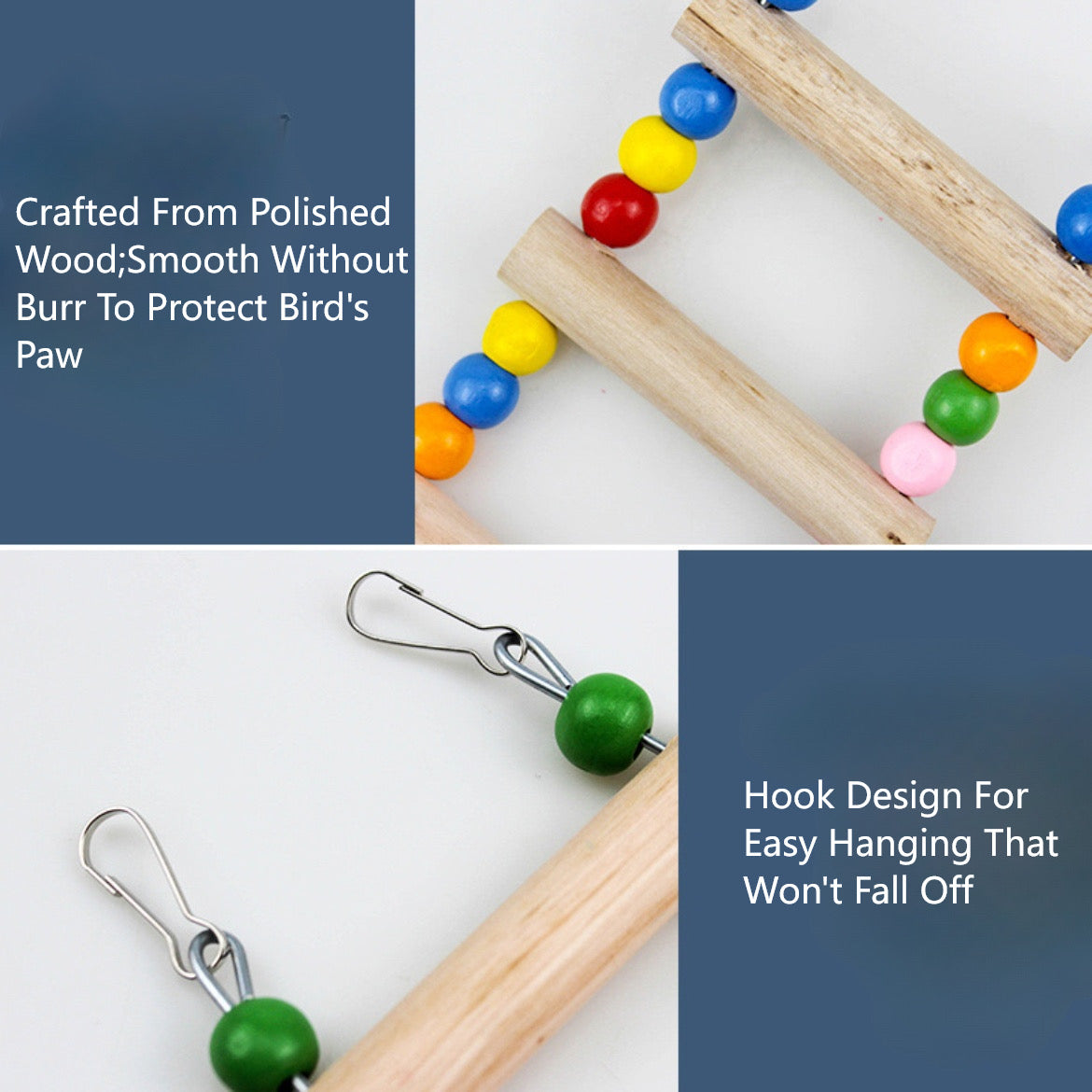 Rainbow Parrot Climbing & Play Ladder