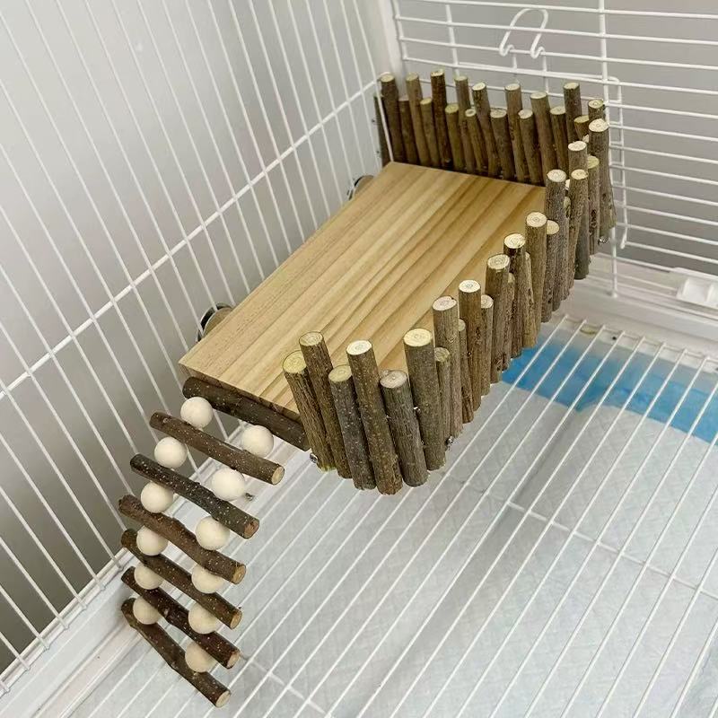 Easy-Step Platform Perch for Senior Parrots