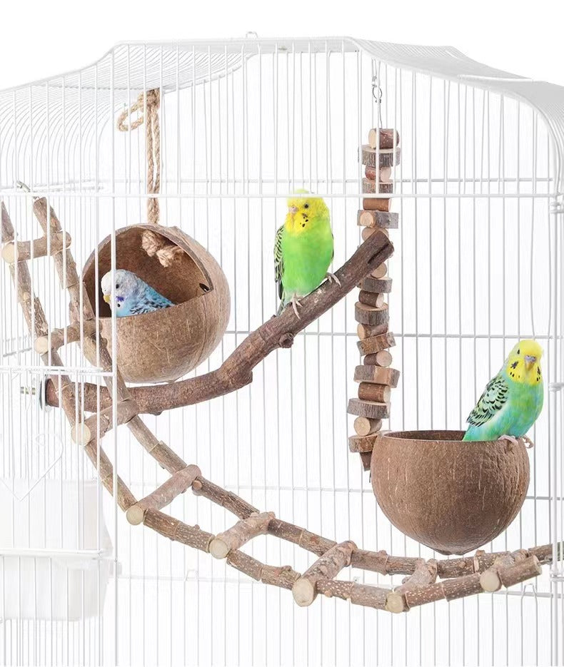 Coconut Hideaway Nest for Birds