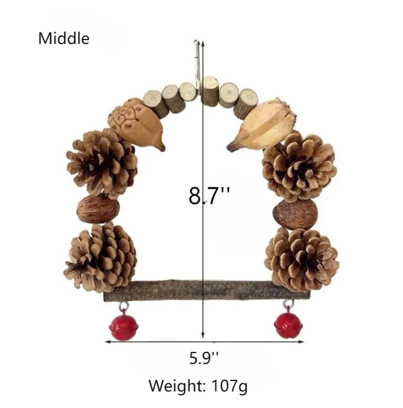 Natural Foraging Bird Swing