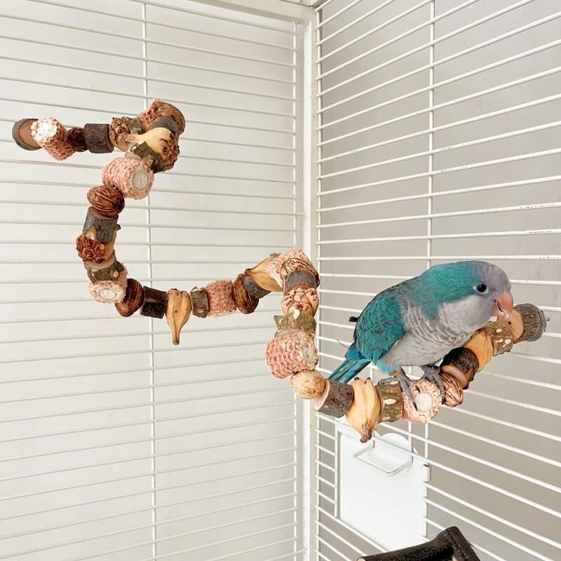 Natural Nut & Wood Chew Toy