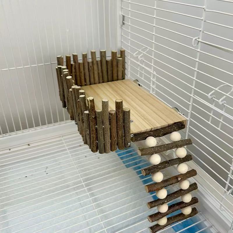 Easy-Step Platform Perch for Senior Parrots