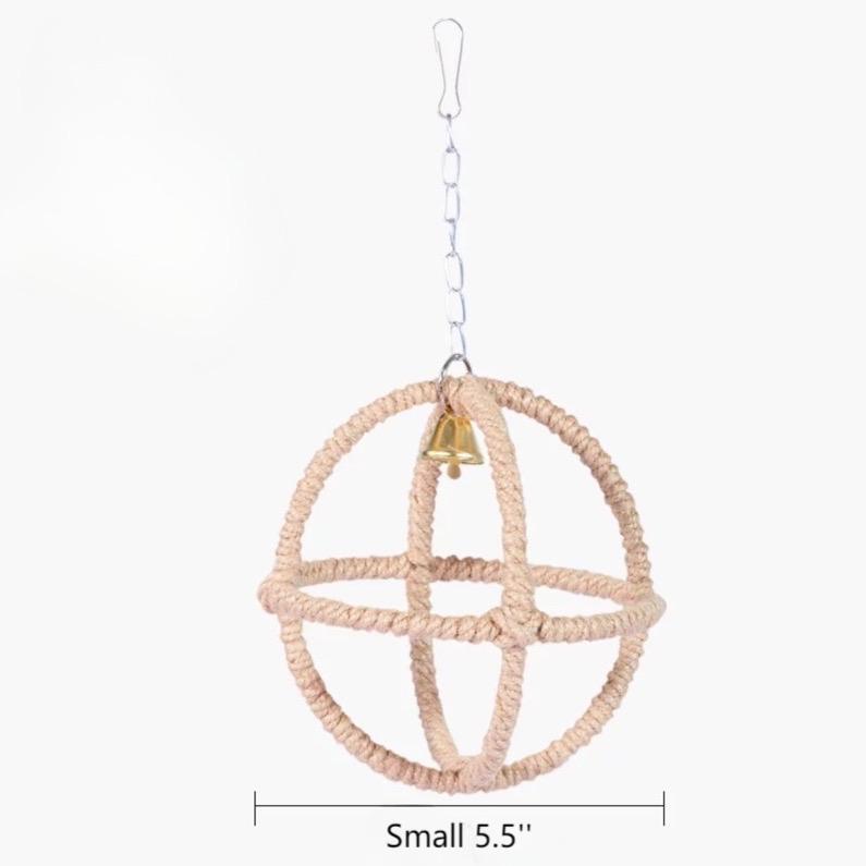Exotic Ball Parrot Perch Swing