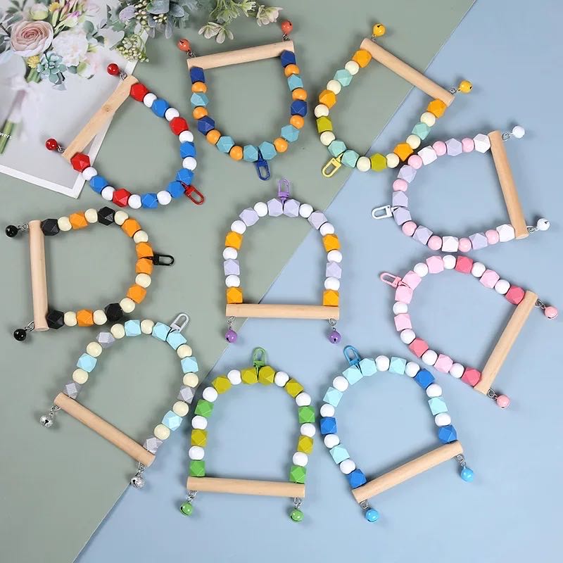 Rainbow Perch Swing for Birds