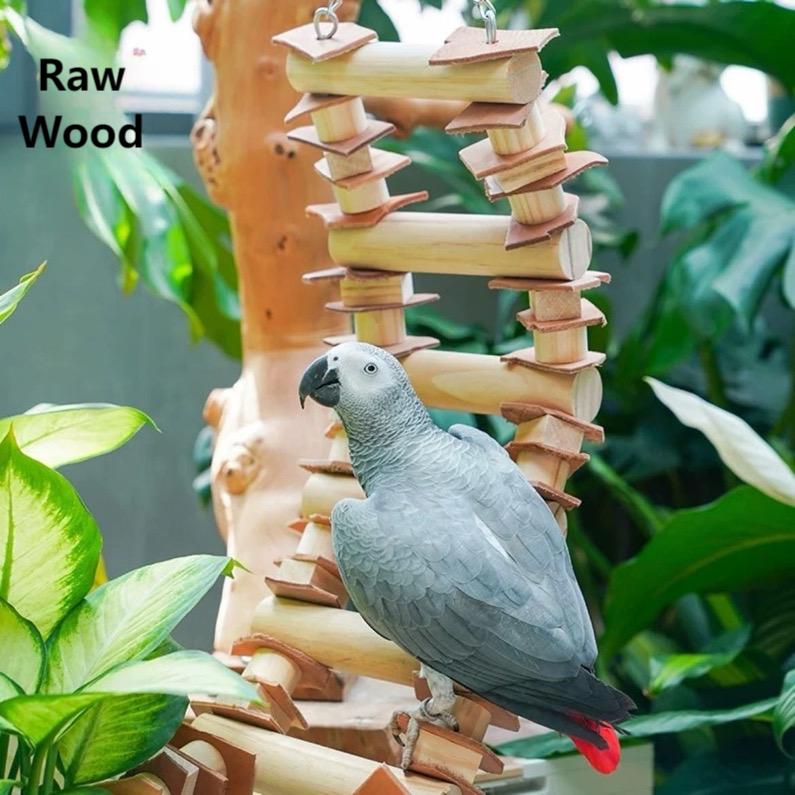 Natural Log Swing Perch for Large Parrots