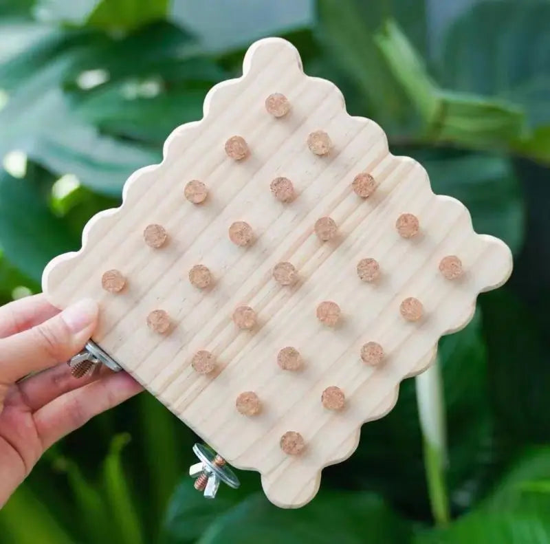Cork Pull Puzzle & Foraging Toy for Parrots
