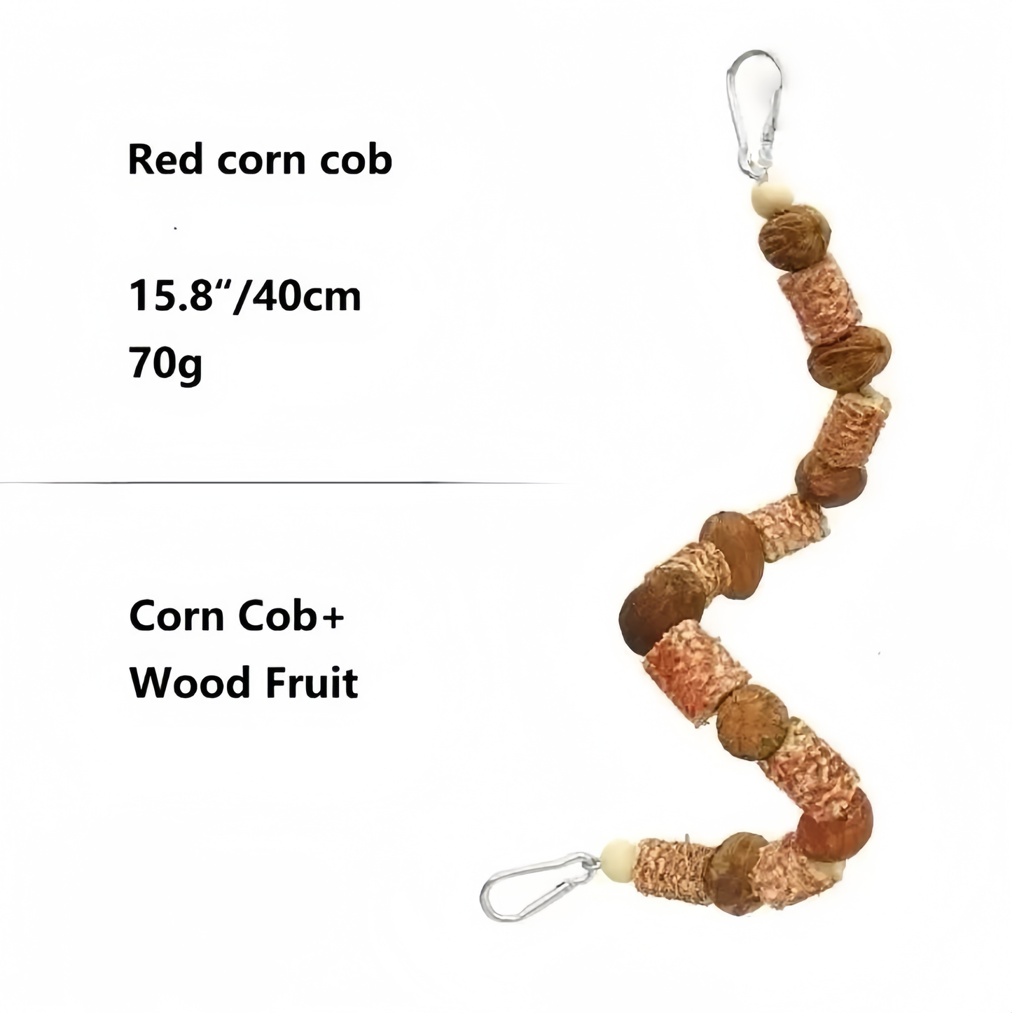 Fruit & Corn Foraging Kabob for Parrots