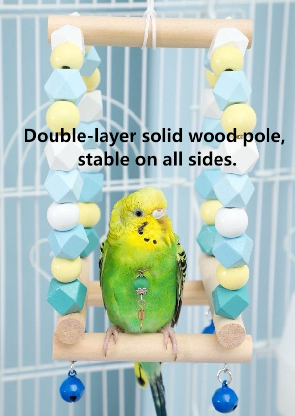 Rainbow Perch Swing for Birds
