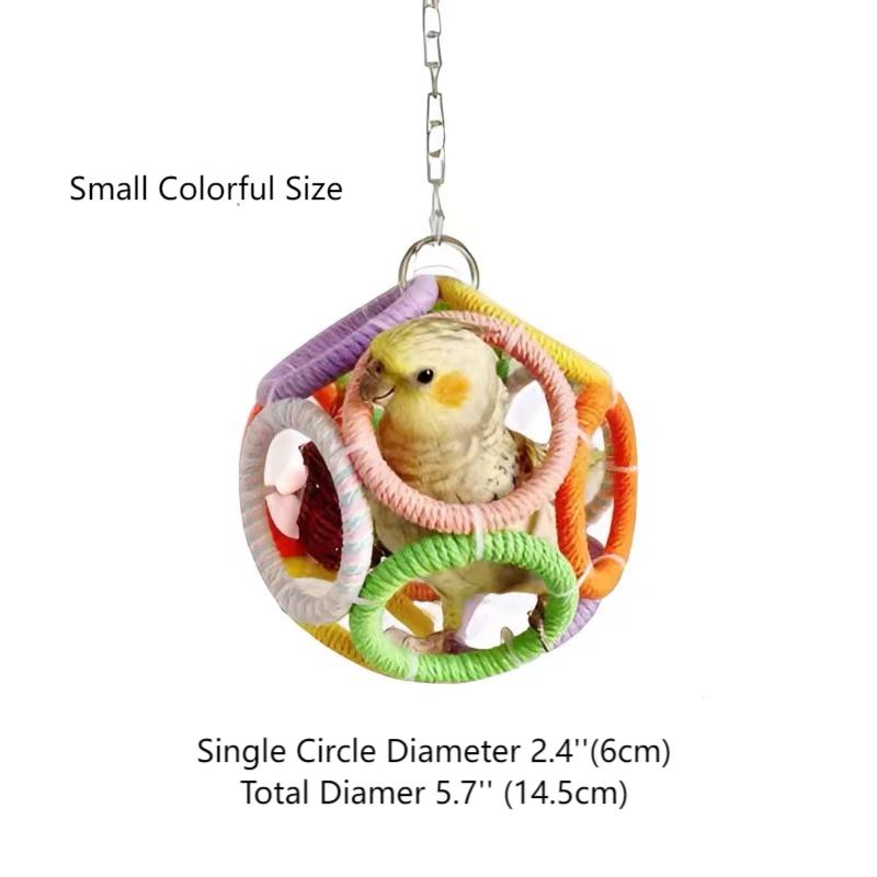 Exotic Ball Parrot Perch Swing