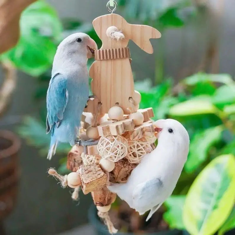 Natural Foraging & Chew Swing for Parrots