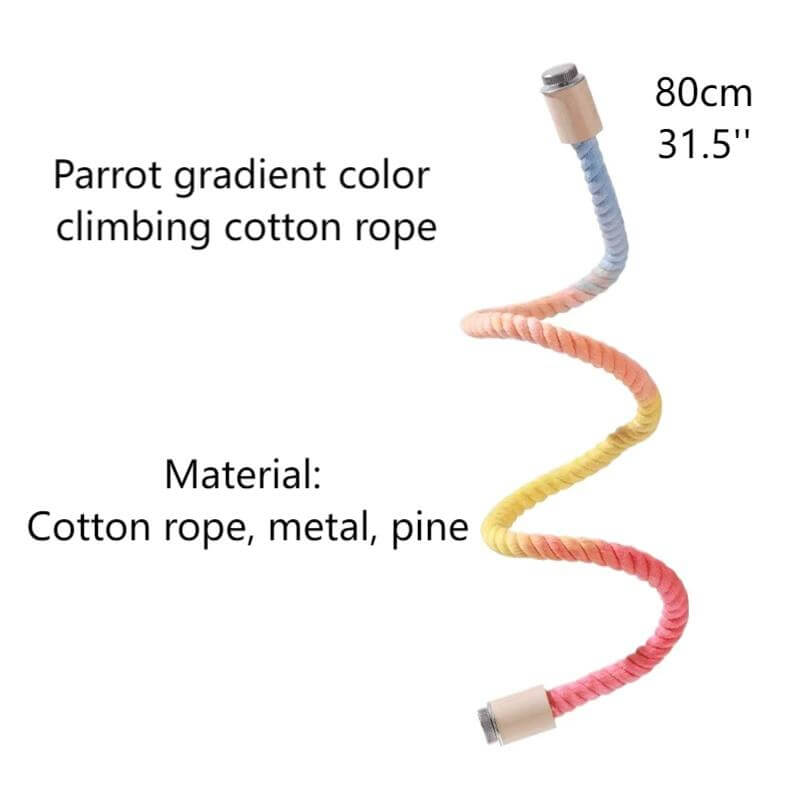 Rainbow Climbing Rope Perch
