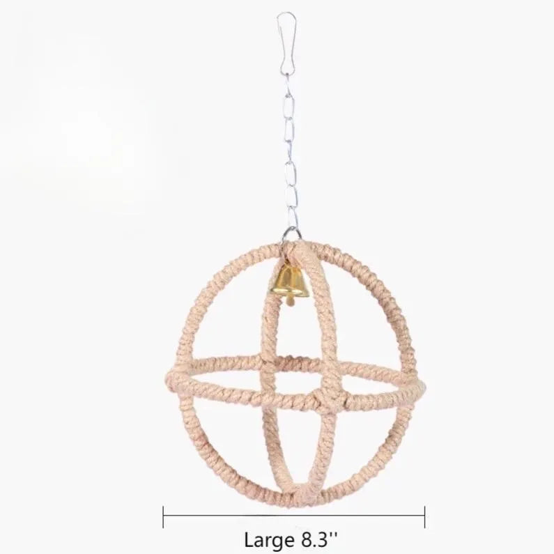 Exotic Ball Parrot Perch Swing