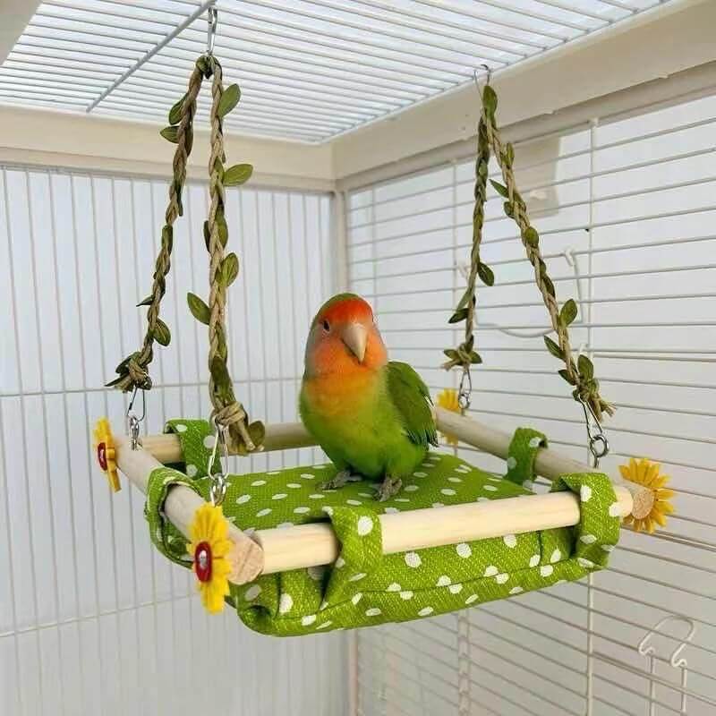 Hanging Hammock Bed for Parrots