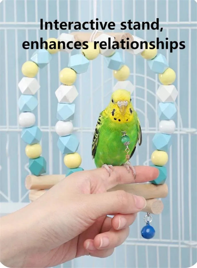 Rainbow Perch Swing for Birds