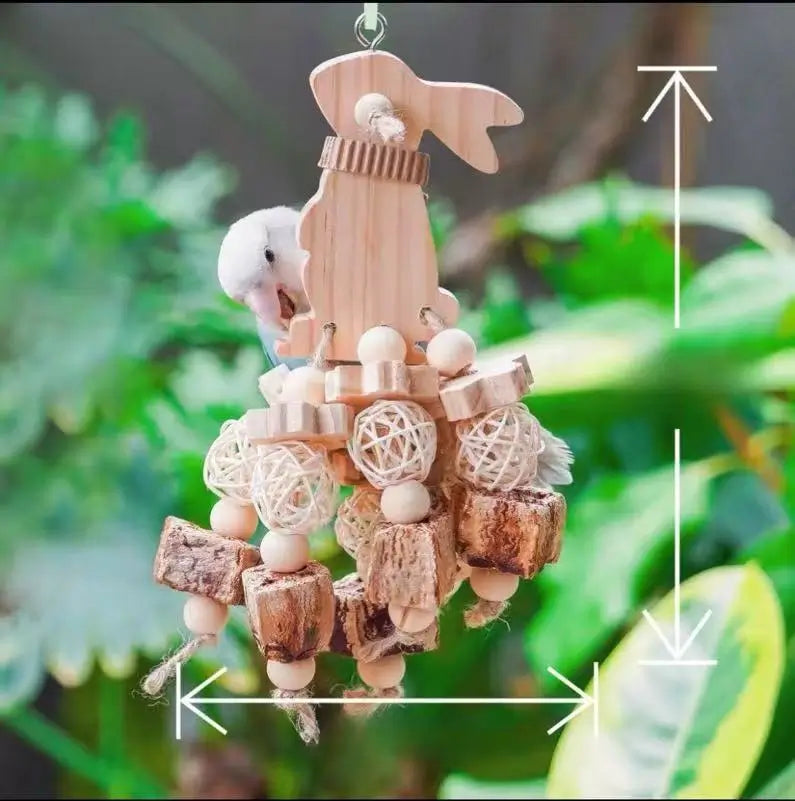 Natural Foraging & Chew Swing for Parrots