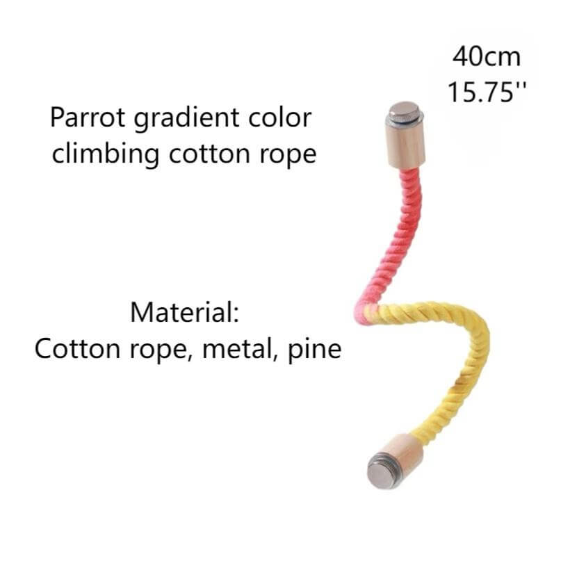 Rainbow Climbing Rope Perch