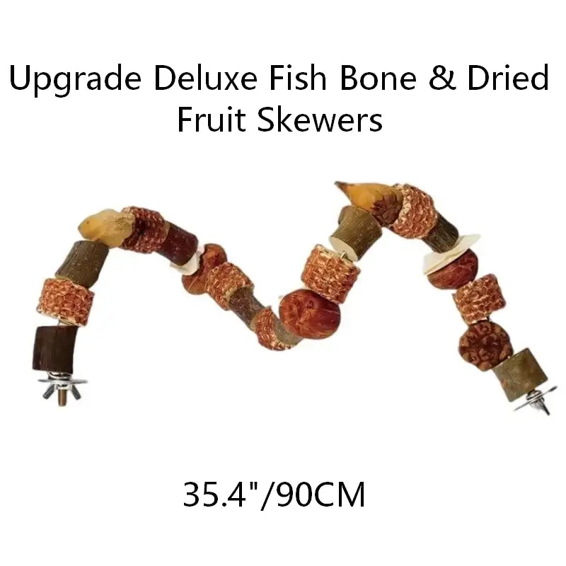 Natural Nut & Wood Chew Toy