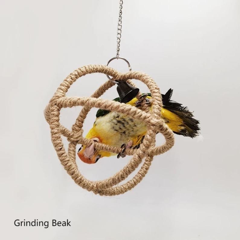Exotic Ball Parrot Perch Swing