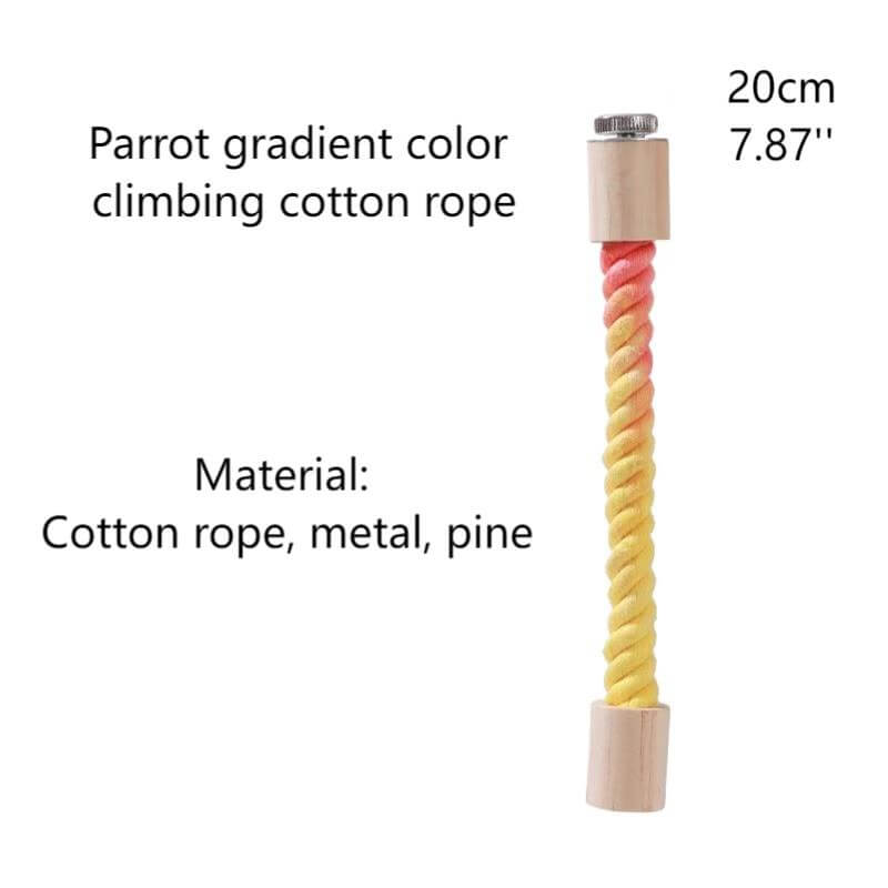 Rainbow Climbing Rope Perch