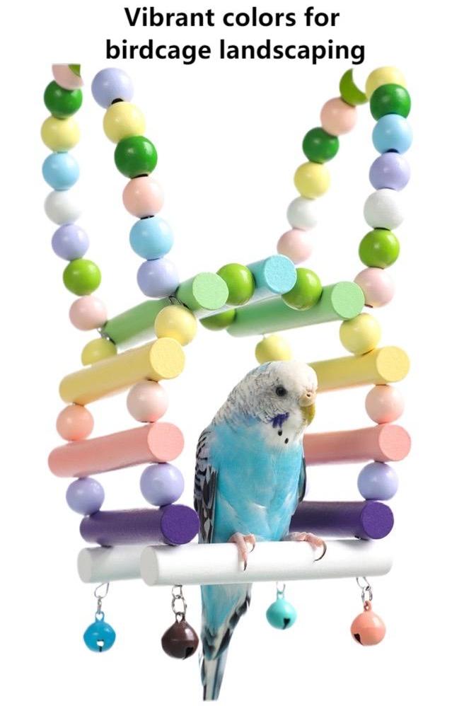 Rainbow Perch Swing for Birds