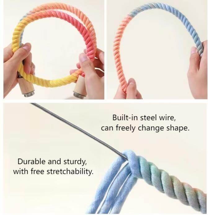 Rainbow Climbing Rope Perch