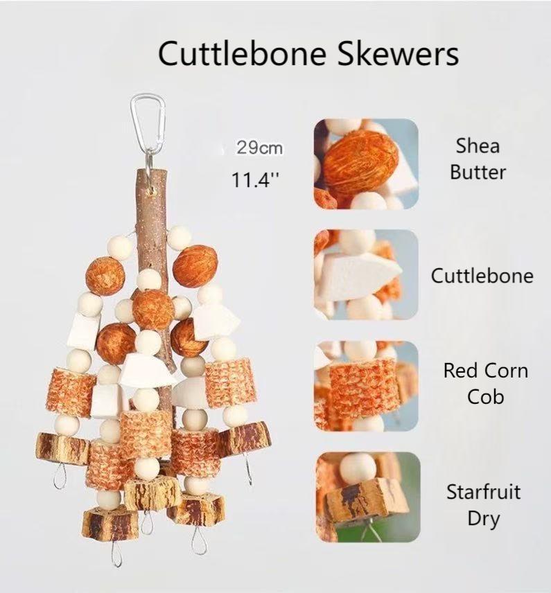 Natural Fruitwood Chew Garland